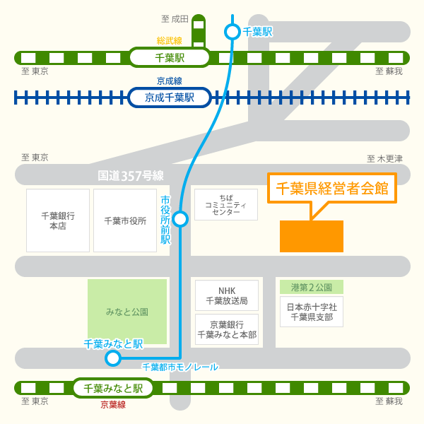 千葉県経営者協会の周辺地図